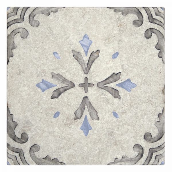 clover ash timeless perle blanc natural limestone square shape deco tile size 12 by 12 inch for interior kitchen and bathroom vanity backsplash wall and floor wet areas distributed by surface group and produced by artistic tile in united states