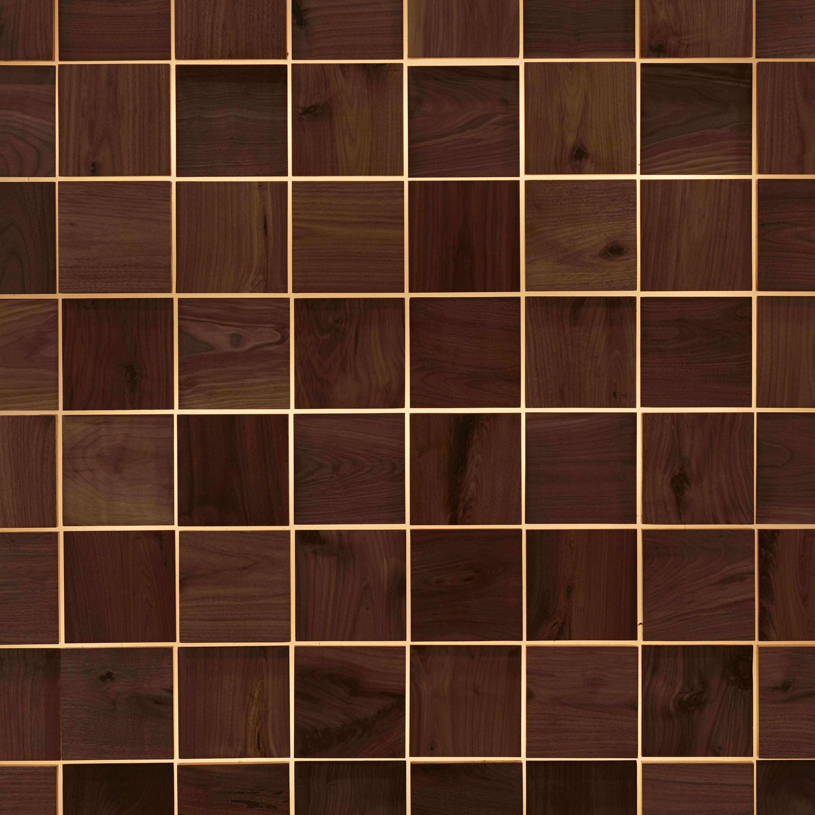 duchateau celestio cobble american walnut three dimensional wall natural wood panel smooth conversion varnish for interior use distributed by surface group international
