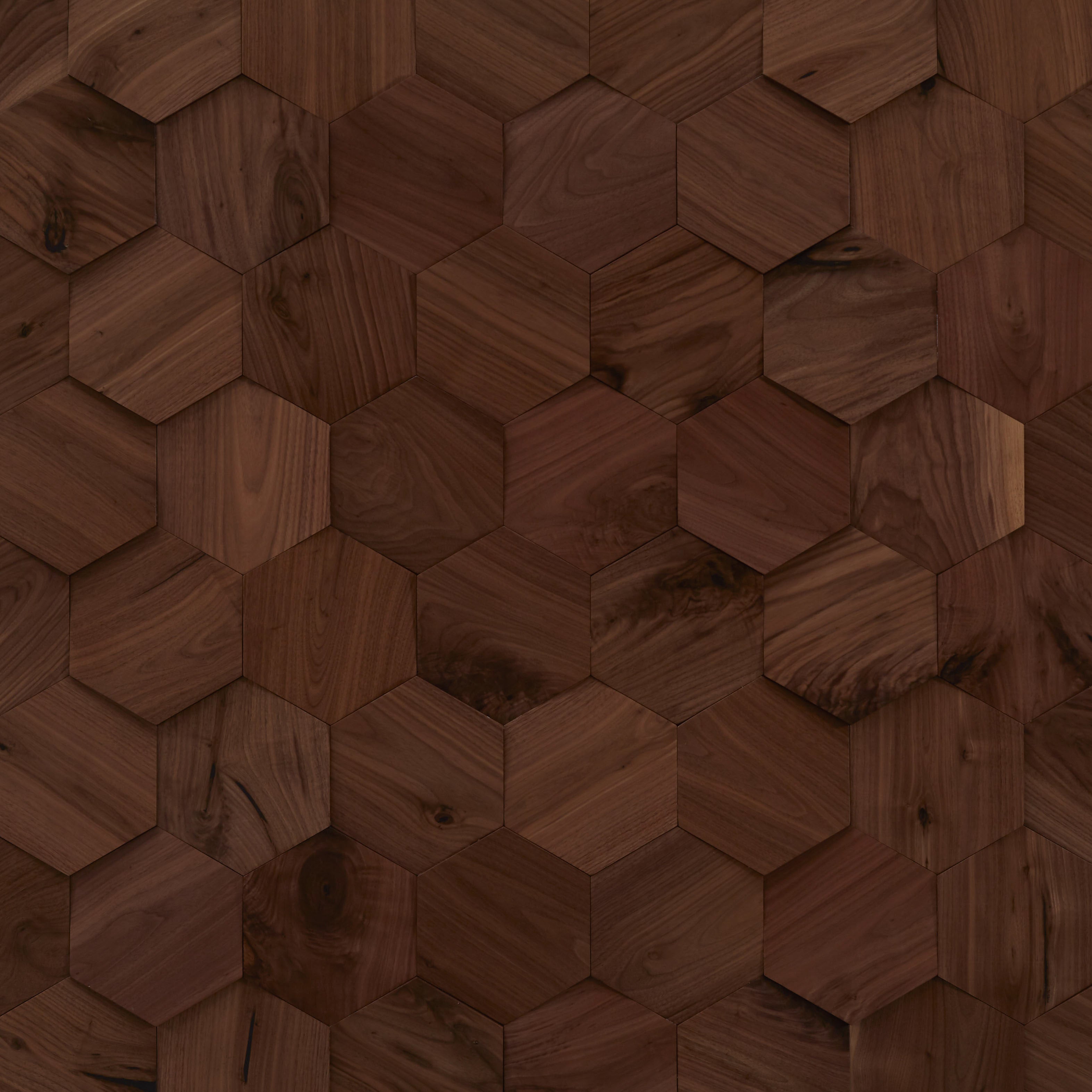 duchateau celestio legno angled hexo american walnut three dimensional wall natural wood panel smooth conversion varnish for interior use distributed by surface group international