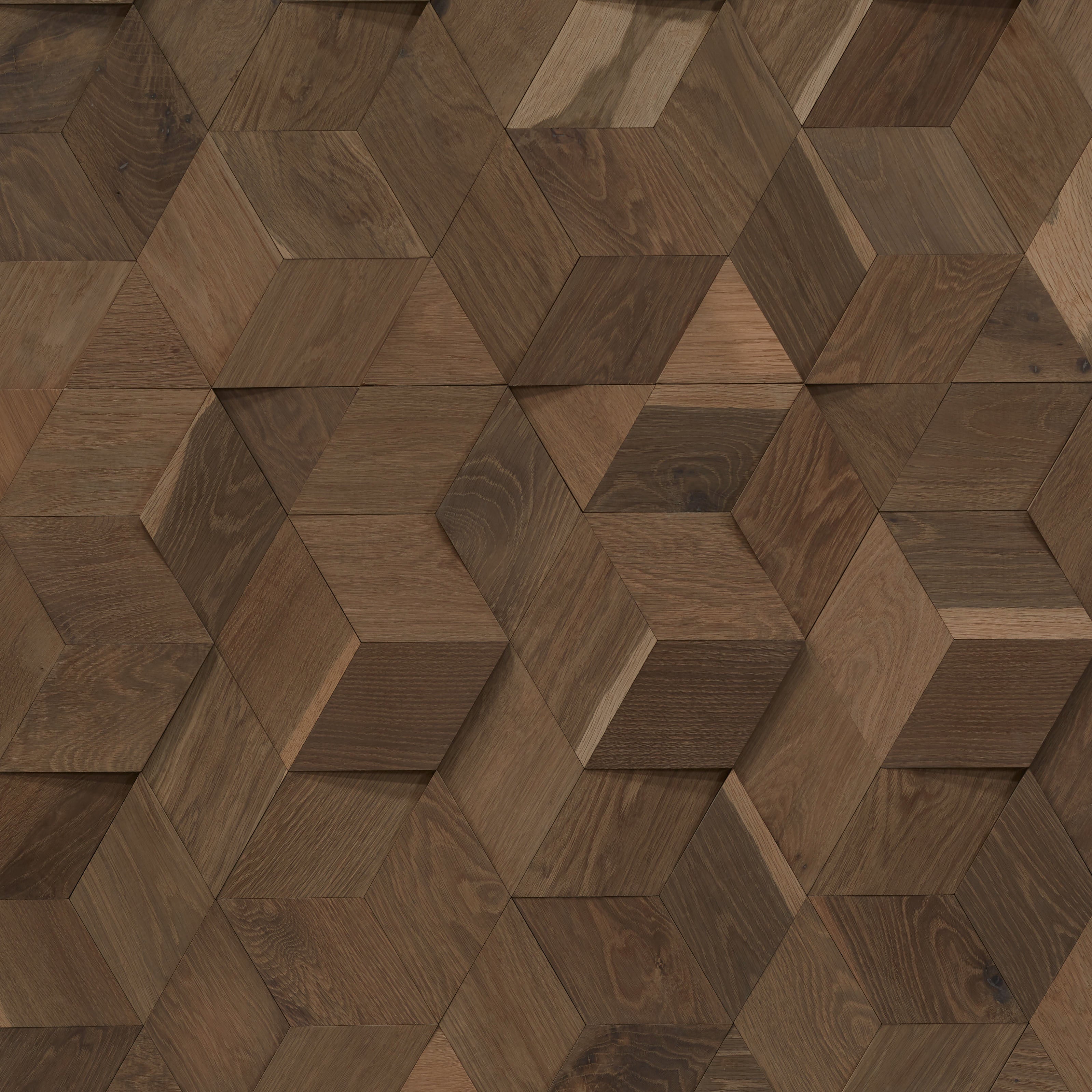 duchateau celestio legno pixel smoke oak three dimensional wall natural wood panel light wire brush matte lacquer for interior use distributed by surface group international