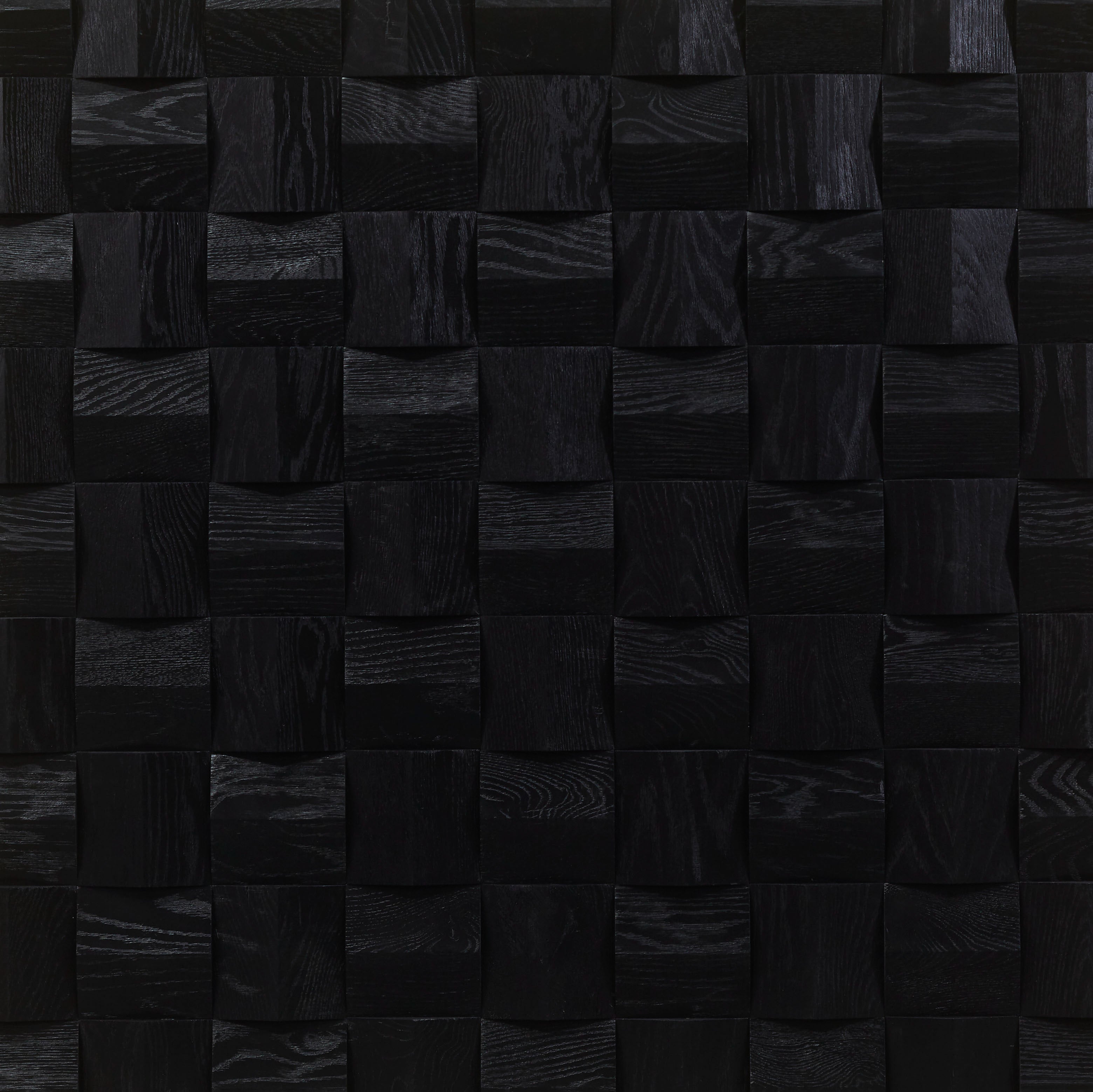 duchateau celestio legno toun noir oak three dimensional wall natural wood panel light wire brush lacquer for interior use distributed by surface group international