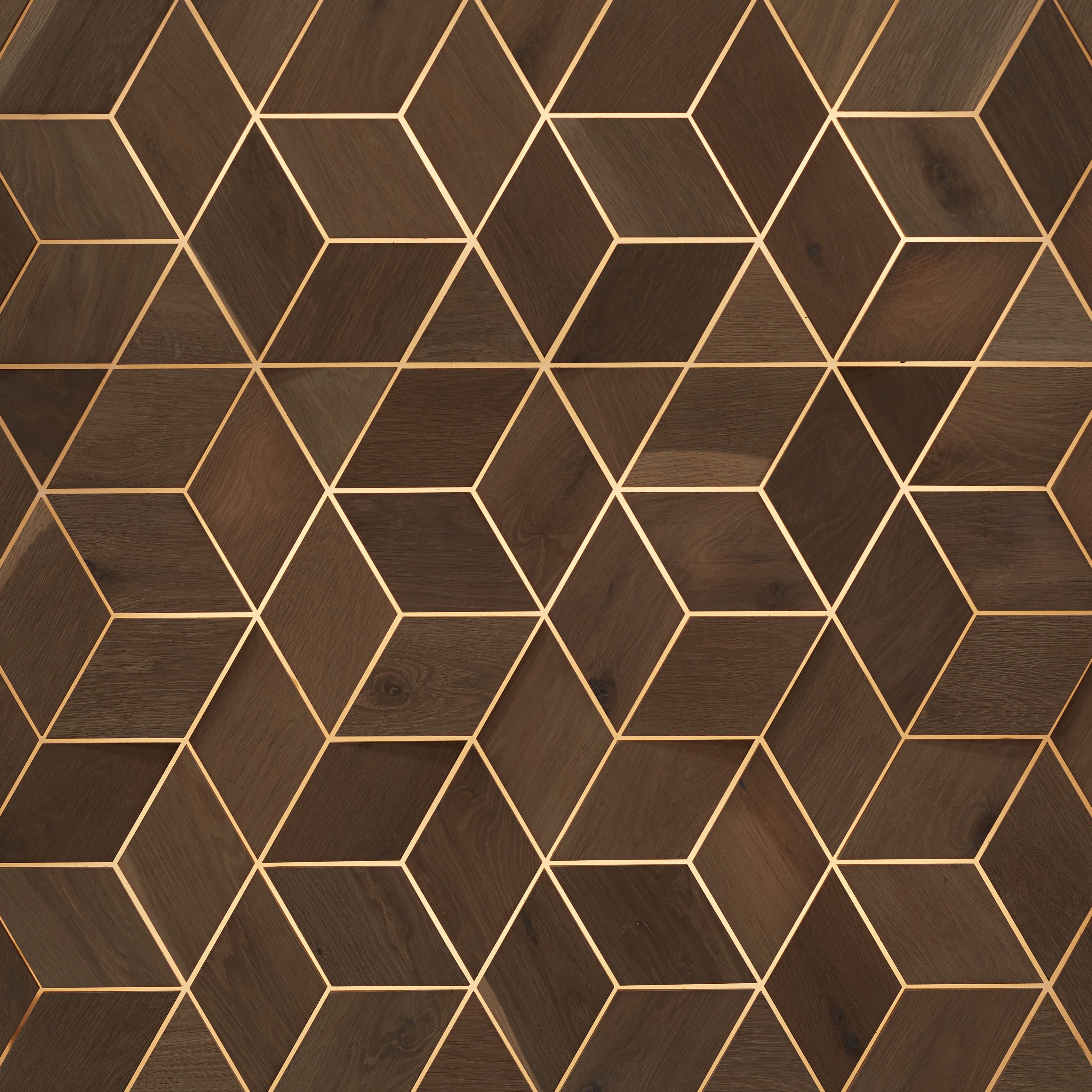 duchateau celestio lighting standoff pixel smoke oak three dimensional wall natural wood panel light wire brush matte lacquer for interior use distributed by surface group international