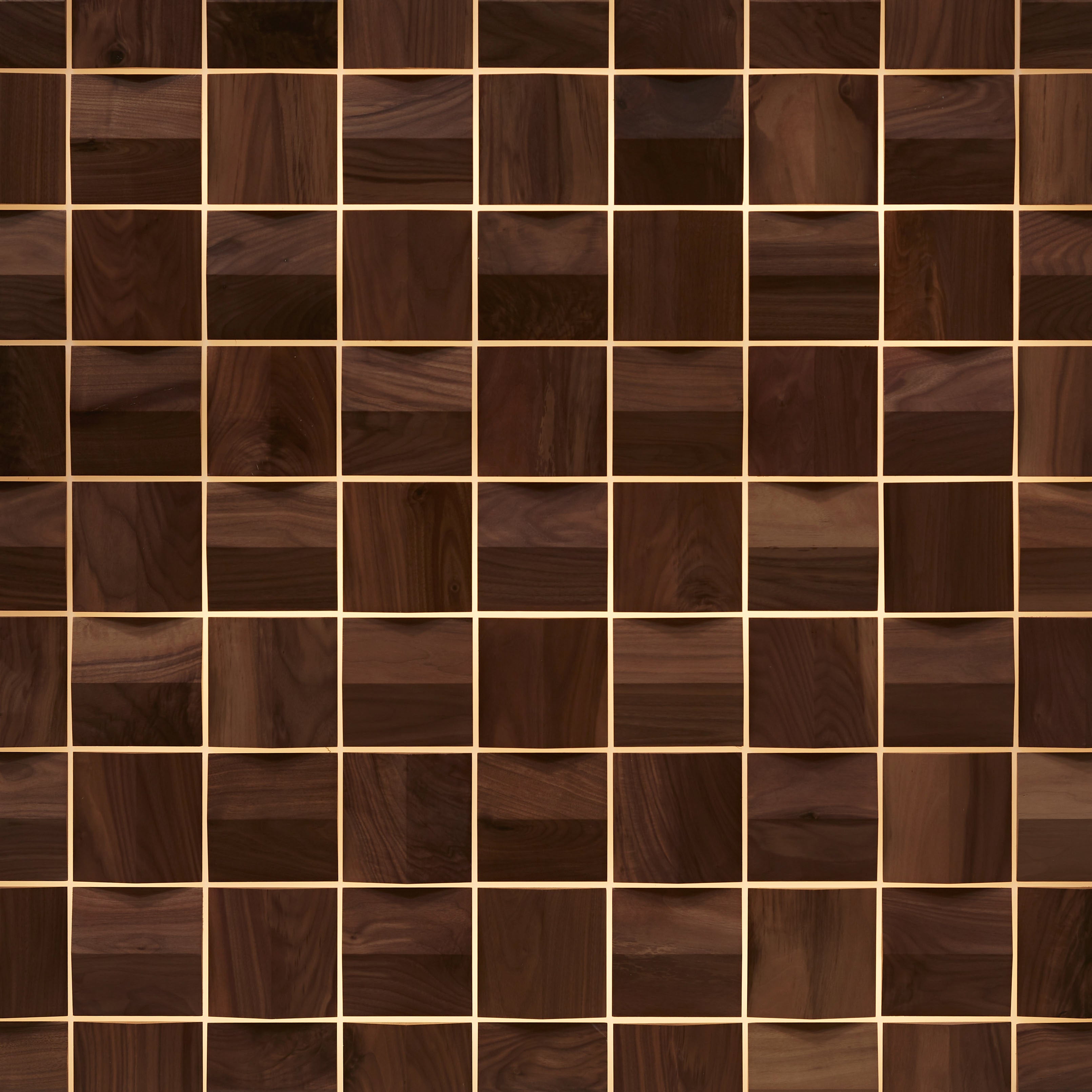 duchateau celestio lighting standoff toun american walnut three dimensional wall natural wood panel smooth conversion varnish for interior use distributed by surface group international