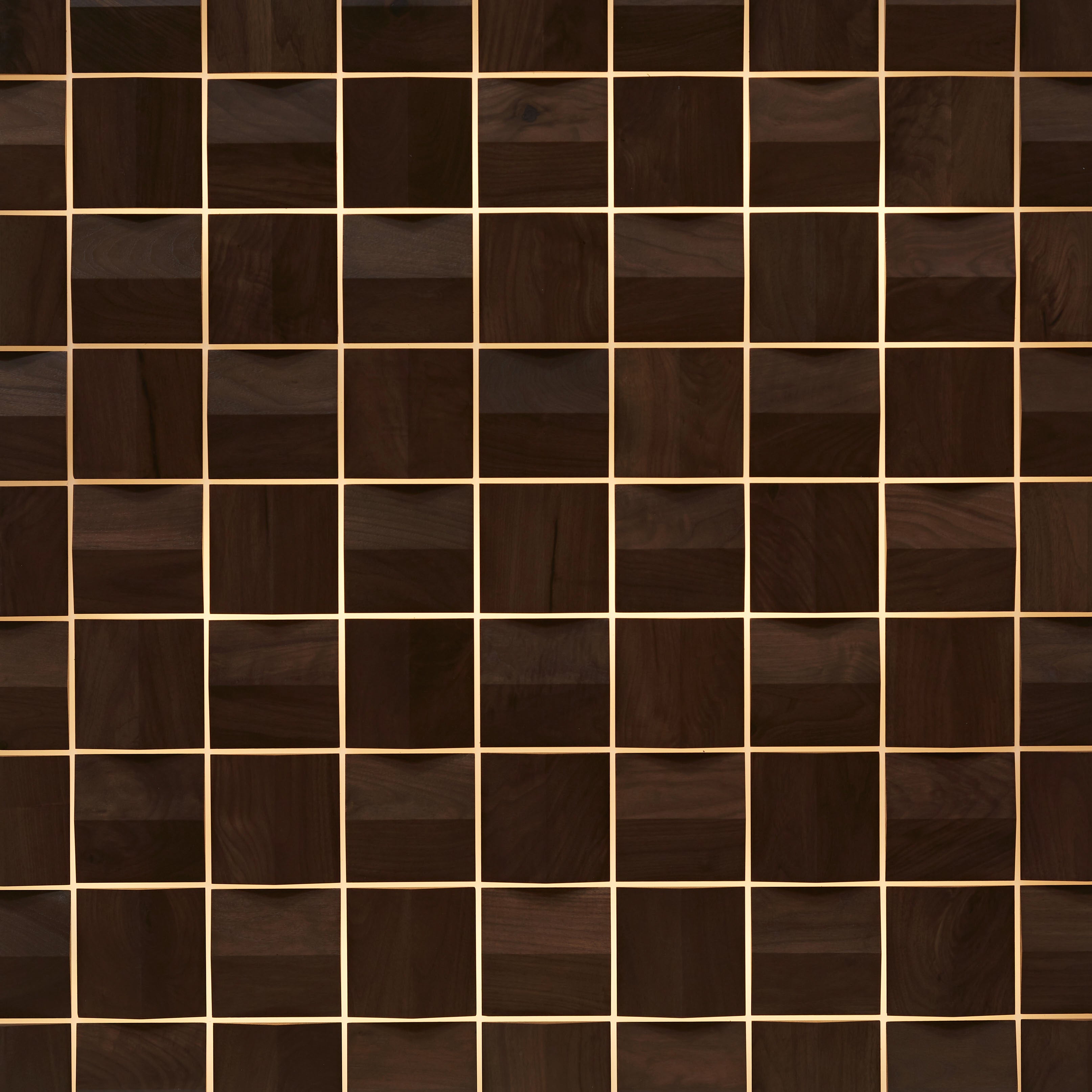 duchateau celestio lighting standoff toun stout walnut three dimensional wall natural wood panel smooth conversion varnish for interior use distributed by surface group international