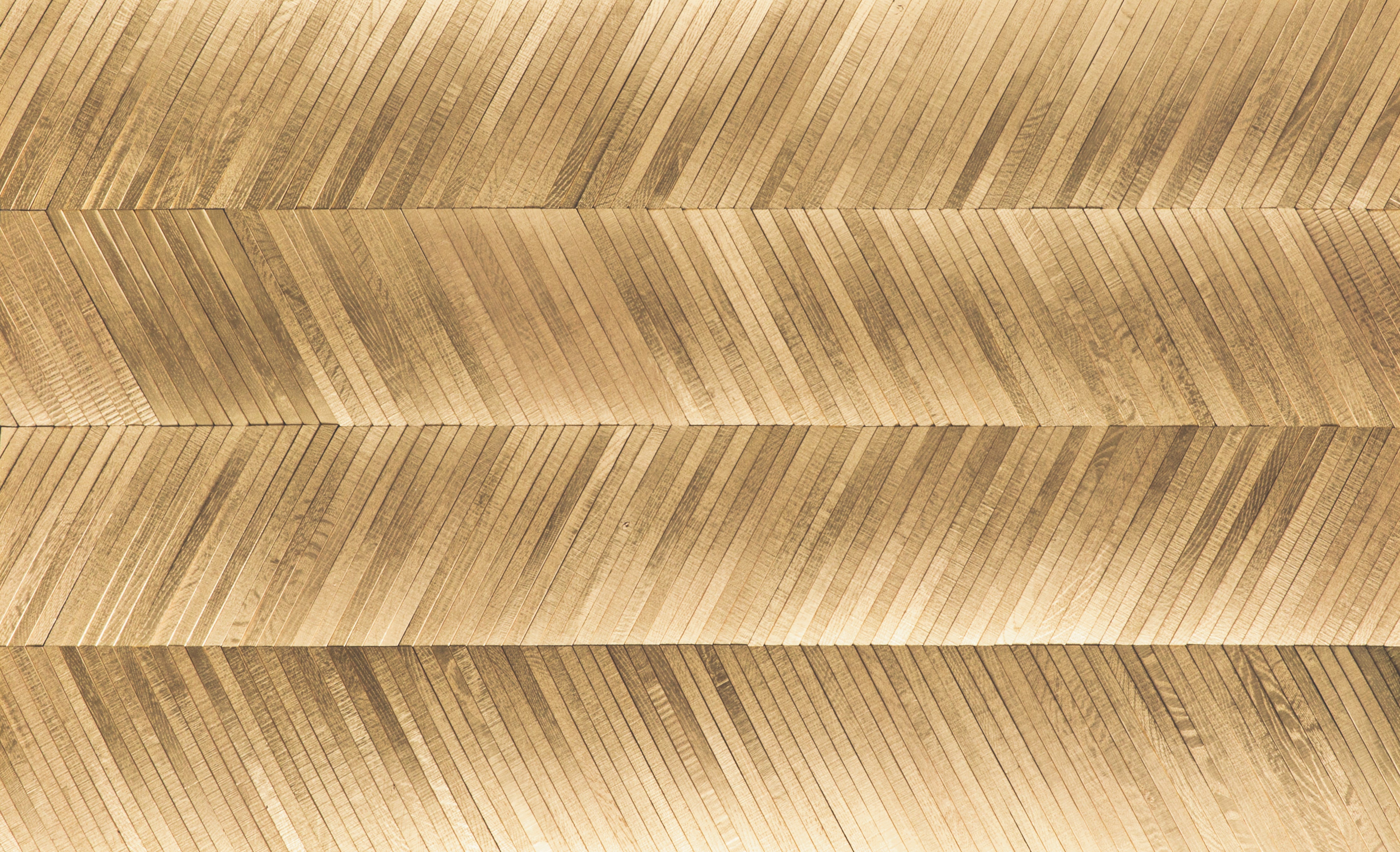 duchateau inceptiv ark chevron gold oak three dimensional wall natural wood panel lacquer for interior use distributed by surface group international