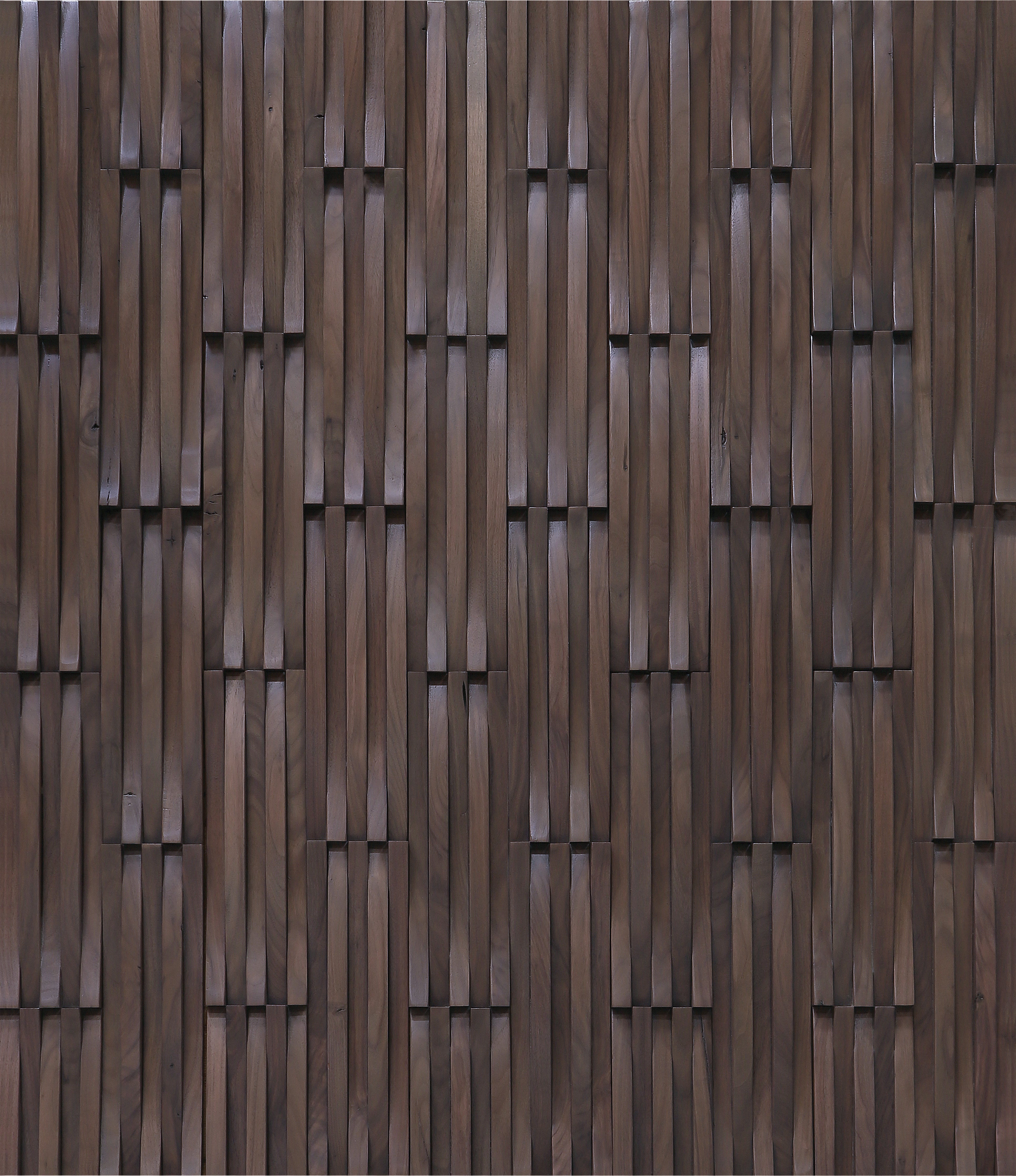 duchateau inceptiv curva brown ash walnut three dimensional wall natural wood panel conversion varnish for interior use distributed by surface group international