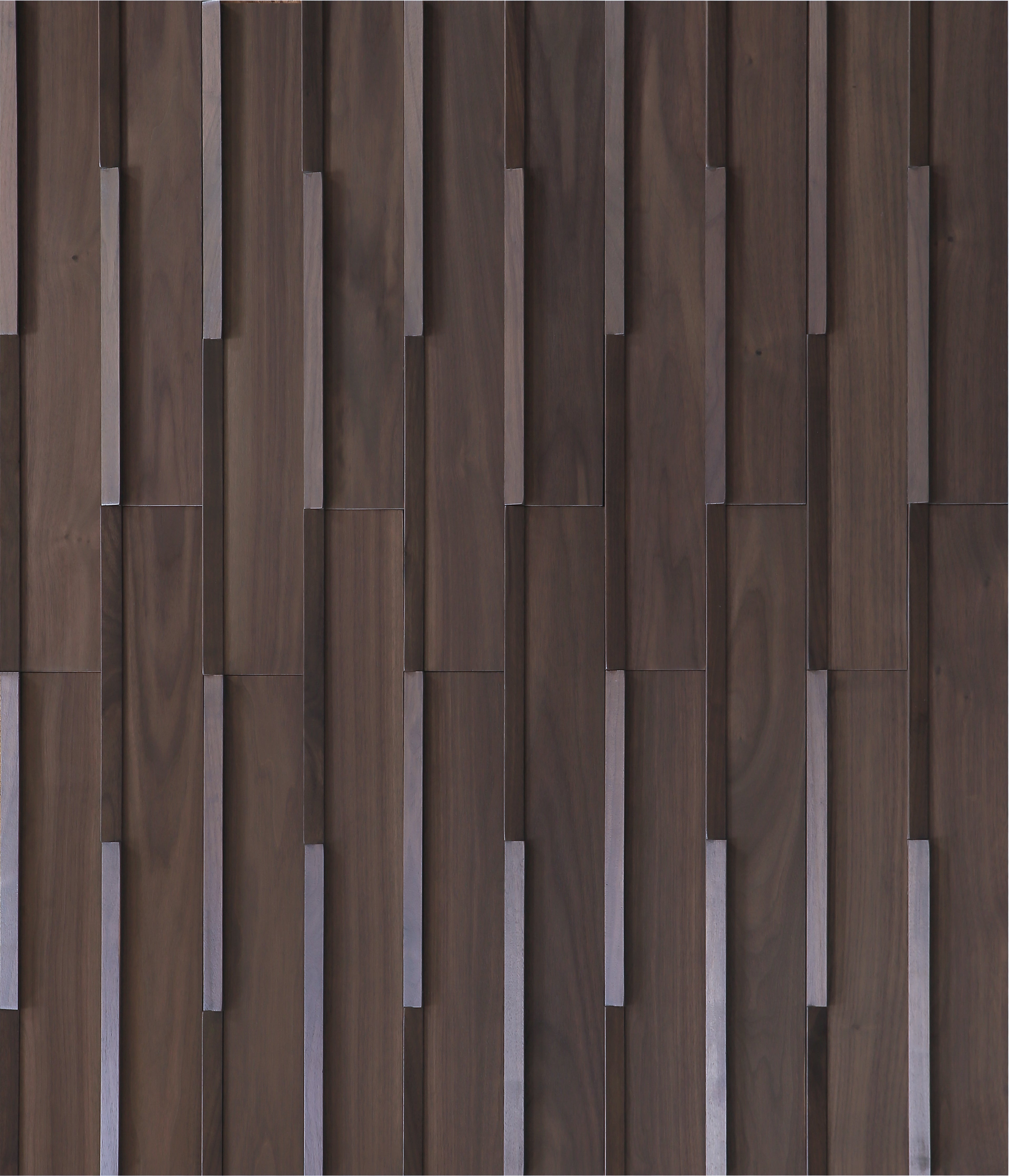duchateau inceptiv edge brown ash walnut three dimensional wall natural wood panel conversion varnish for interior use distributed by surface group international