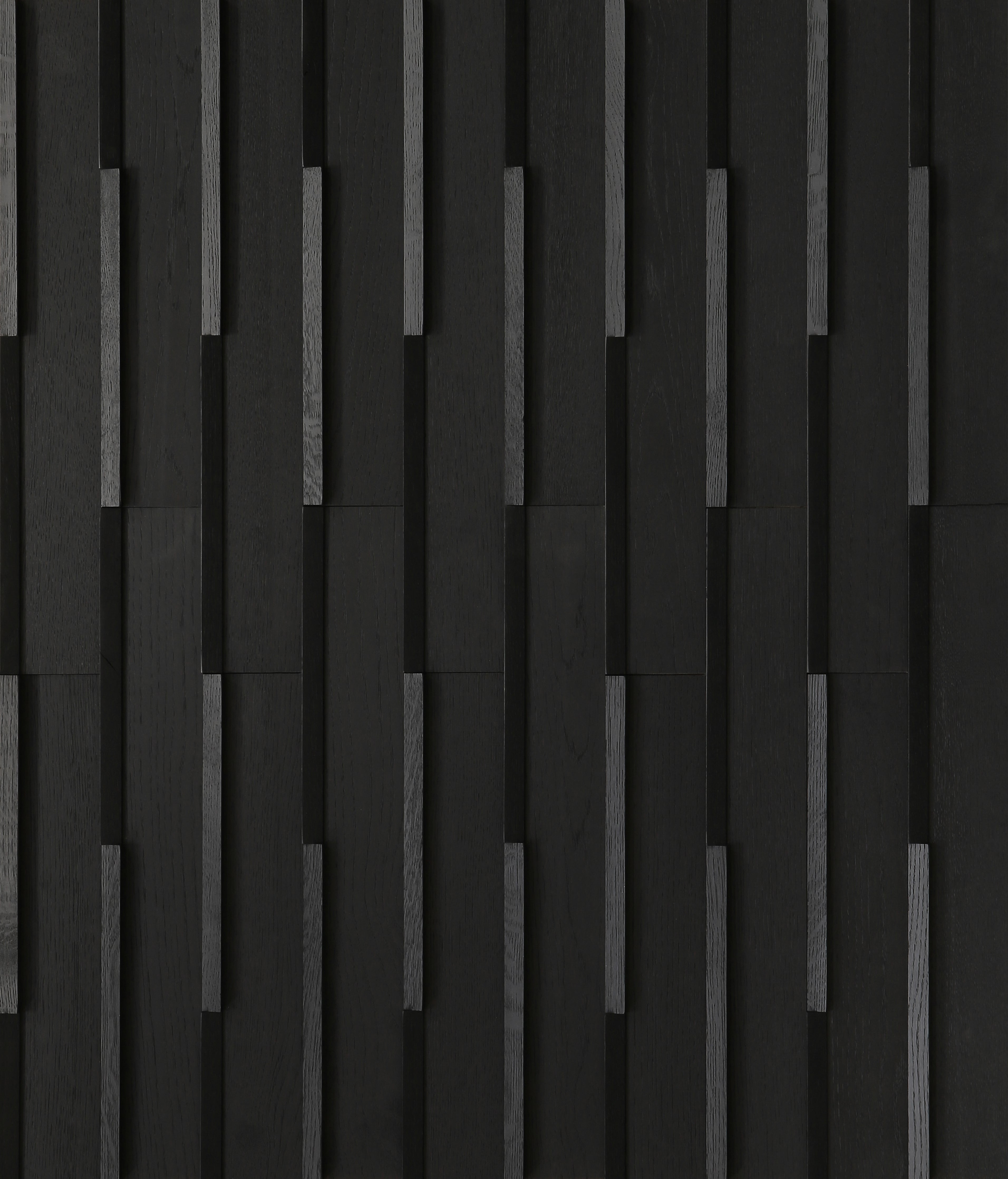 duchateau inceptiv edge noir oak three dimensional wall natural wood panel lacquer for interior use distributed by surface group international