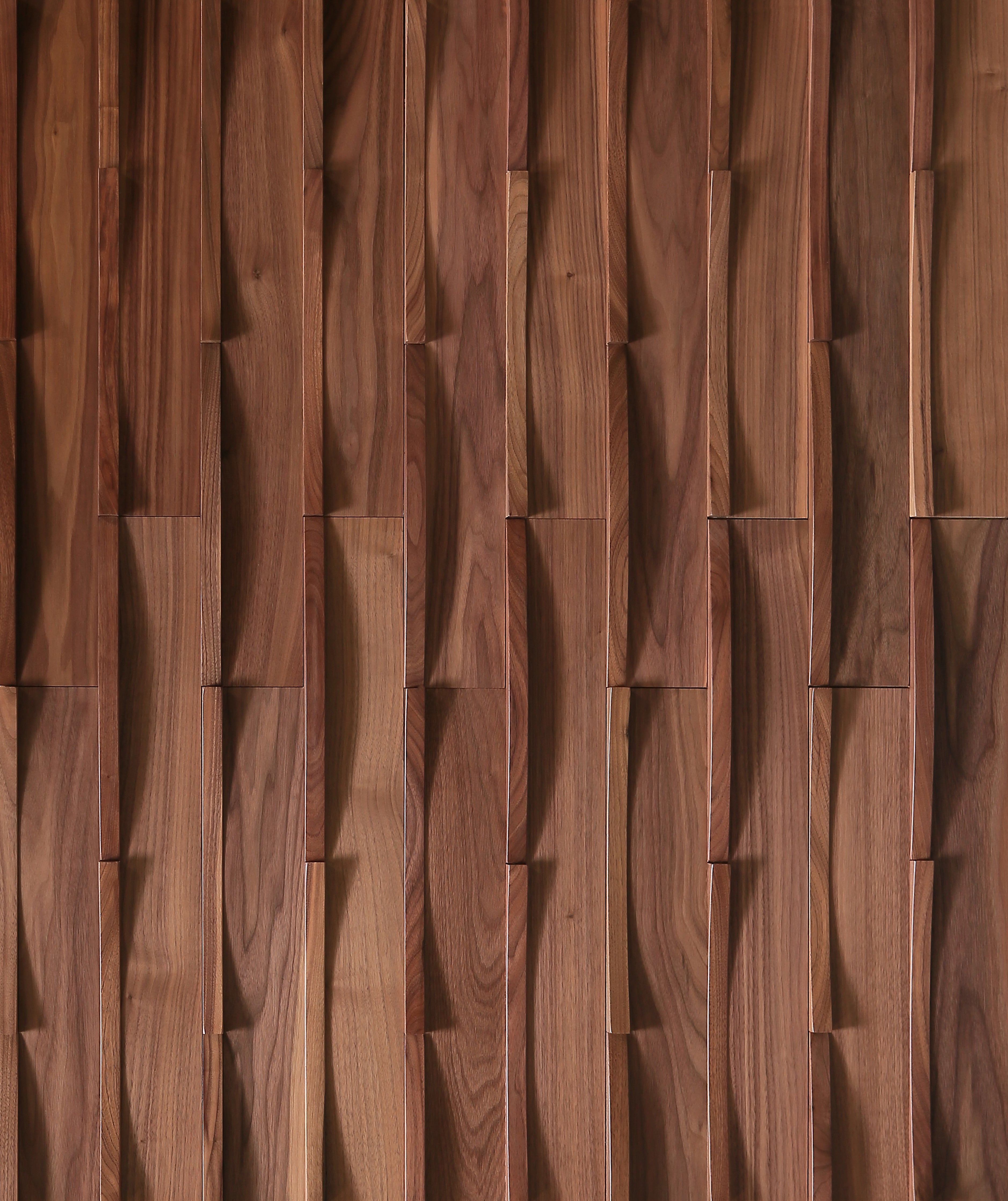 duchateau inceptiv infuse american walnut three dimensional wall natural wood panel conversion varnish for interior use distributed by surface group international