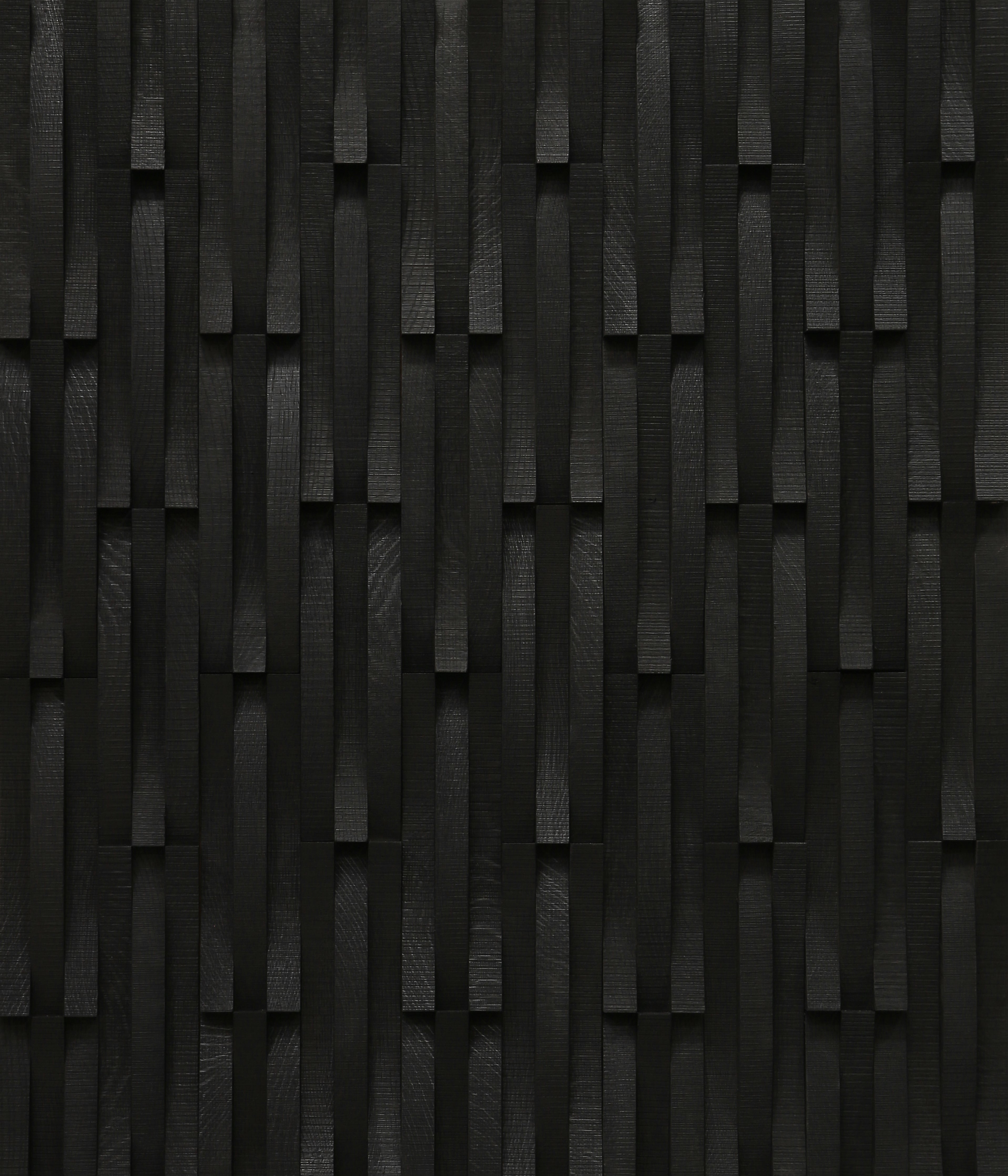 duchateau inceptiv krescent noir oak three dimensional wall natural wood panel lacquer for interior use distributed by surface group international