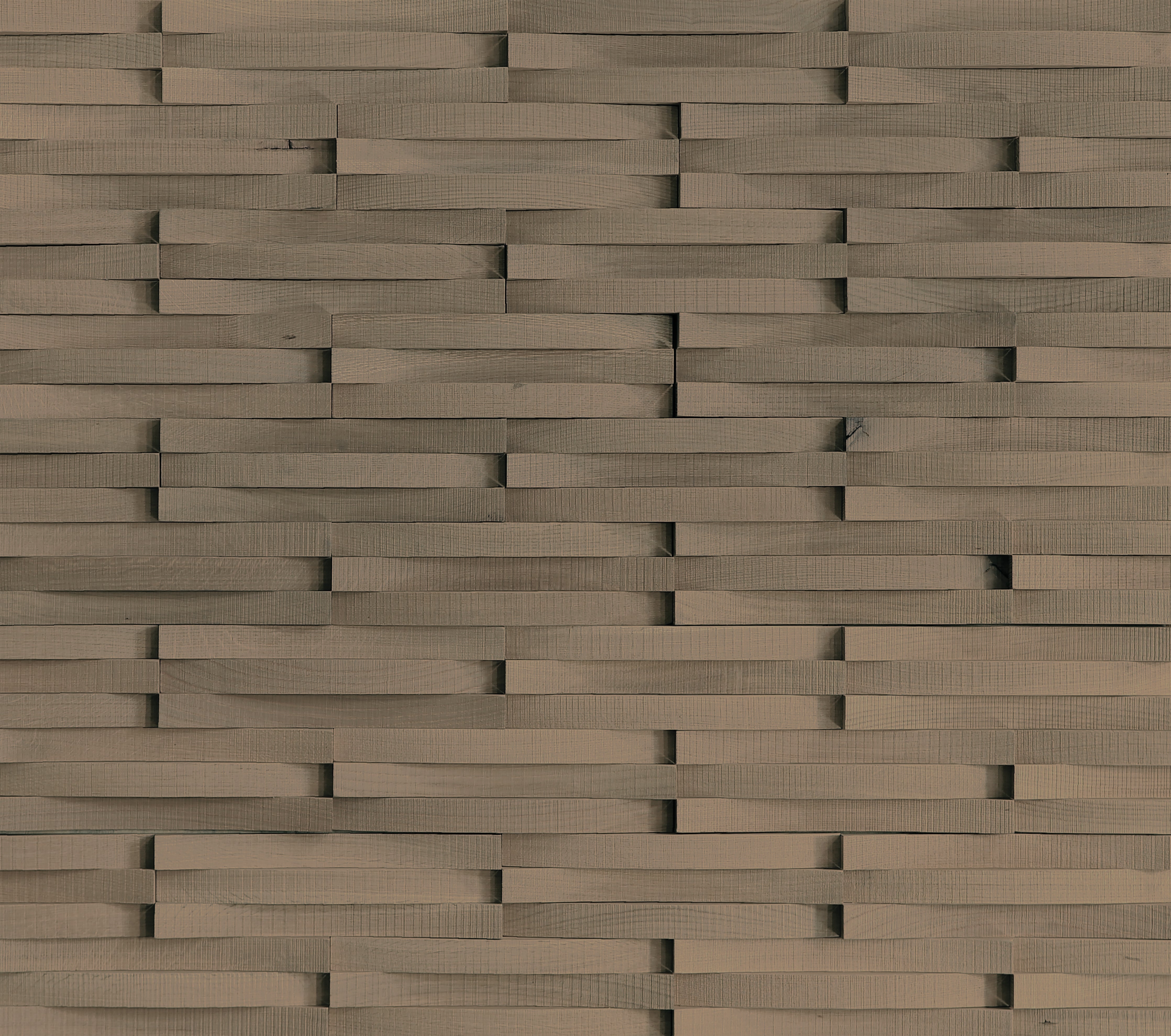 duchateau inceptiv krescent smoke oak three dimensional wall natural wood panel matte lacquer for interior use distributed by surface group international