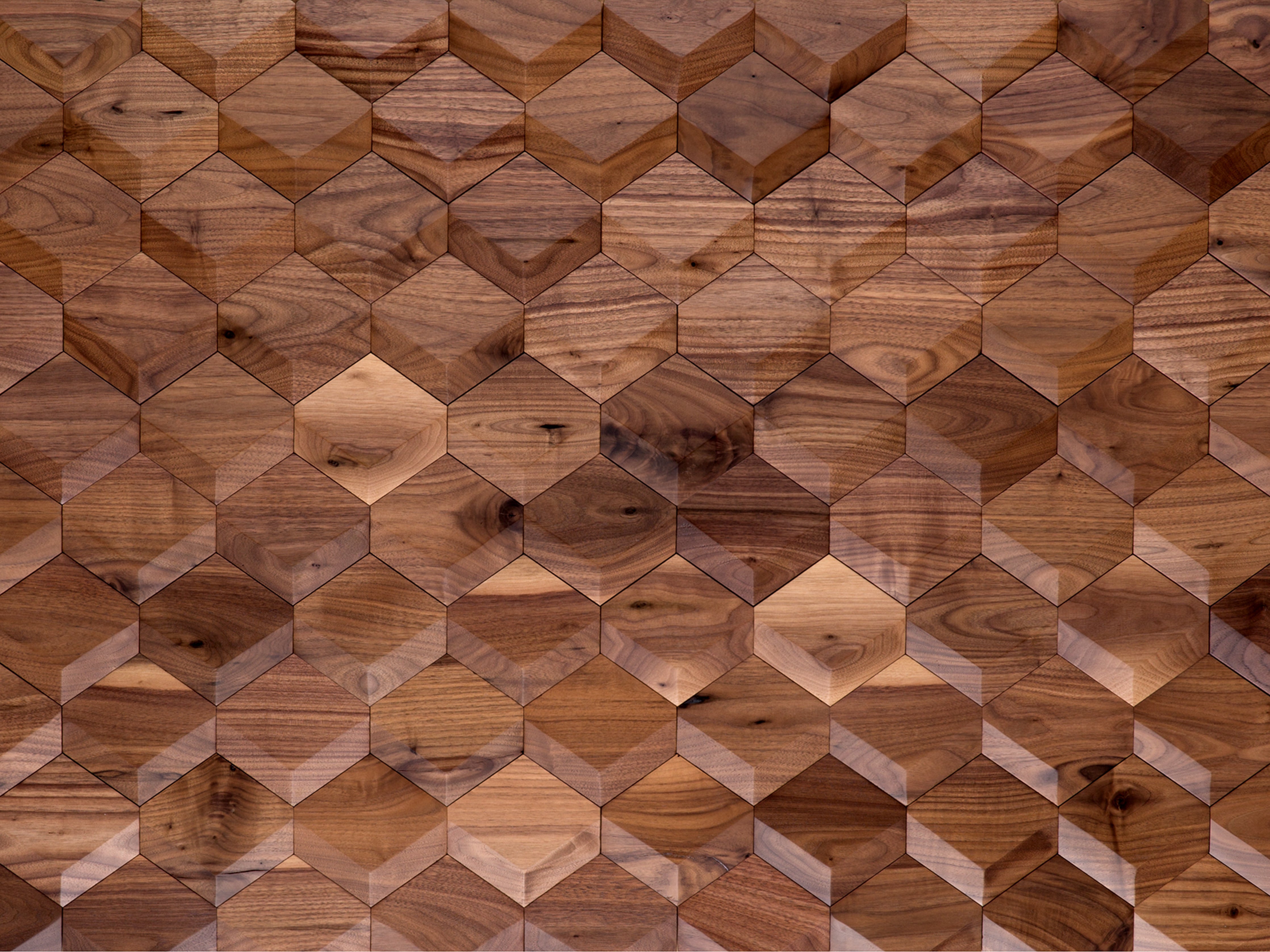 duchateau inceptiv metamorphosis american walnut three dimensional wall natural wood panel conversion varnish for interior use distributed by surface group international