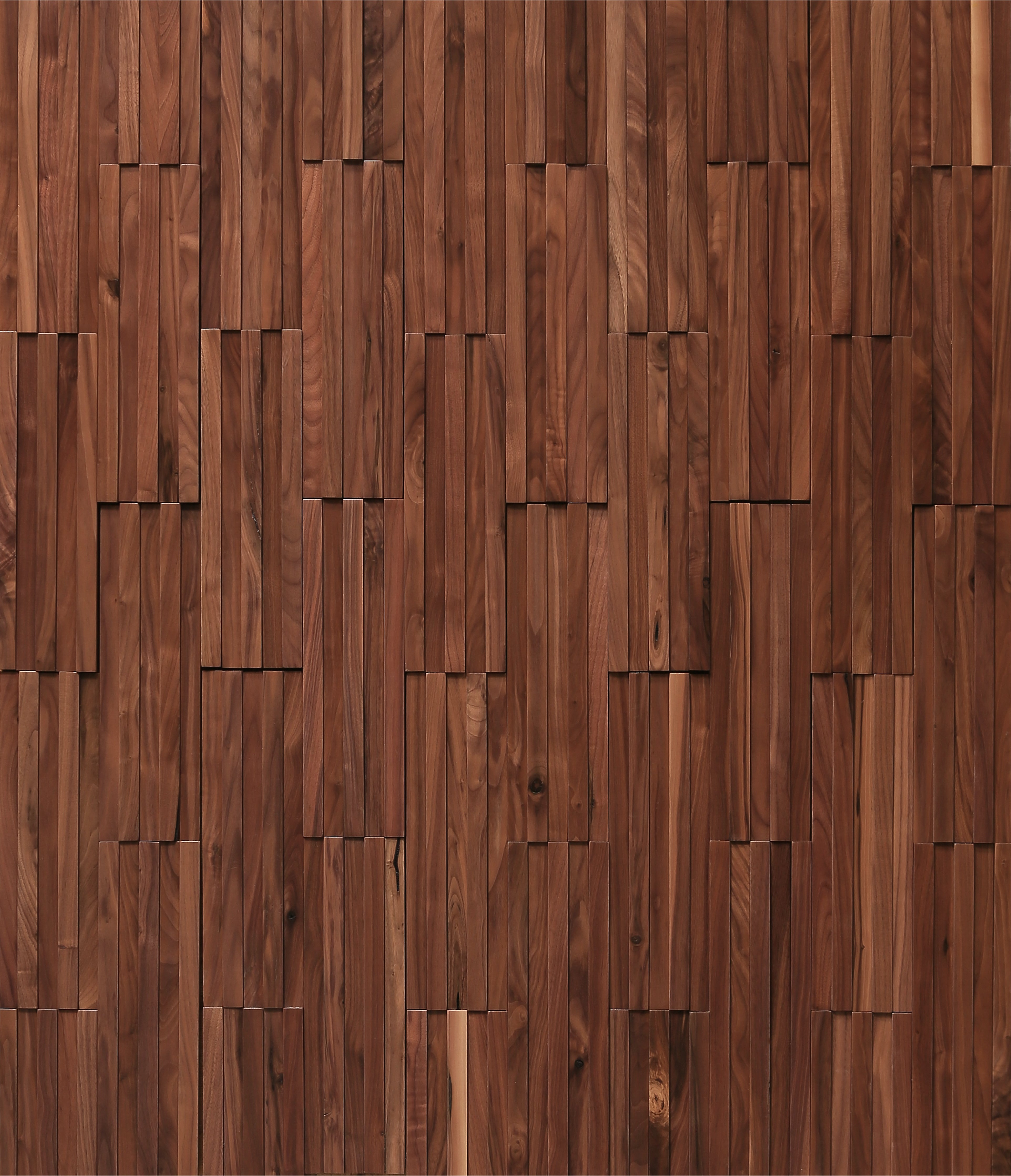 duchateau inceptiv parallels american walnut three dimensional wall natural wood panel conversion varnish for interior use distributed by surface group international