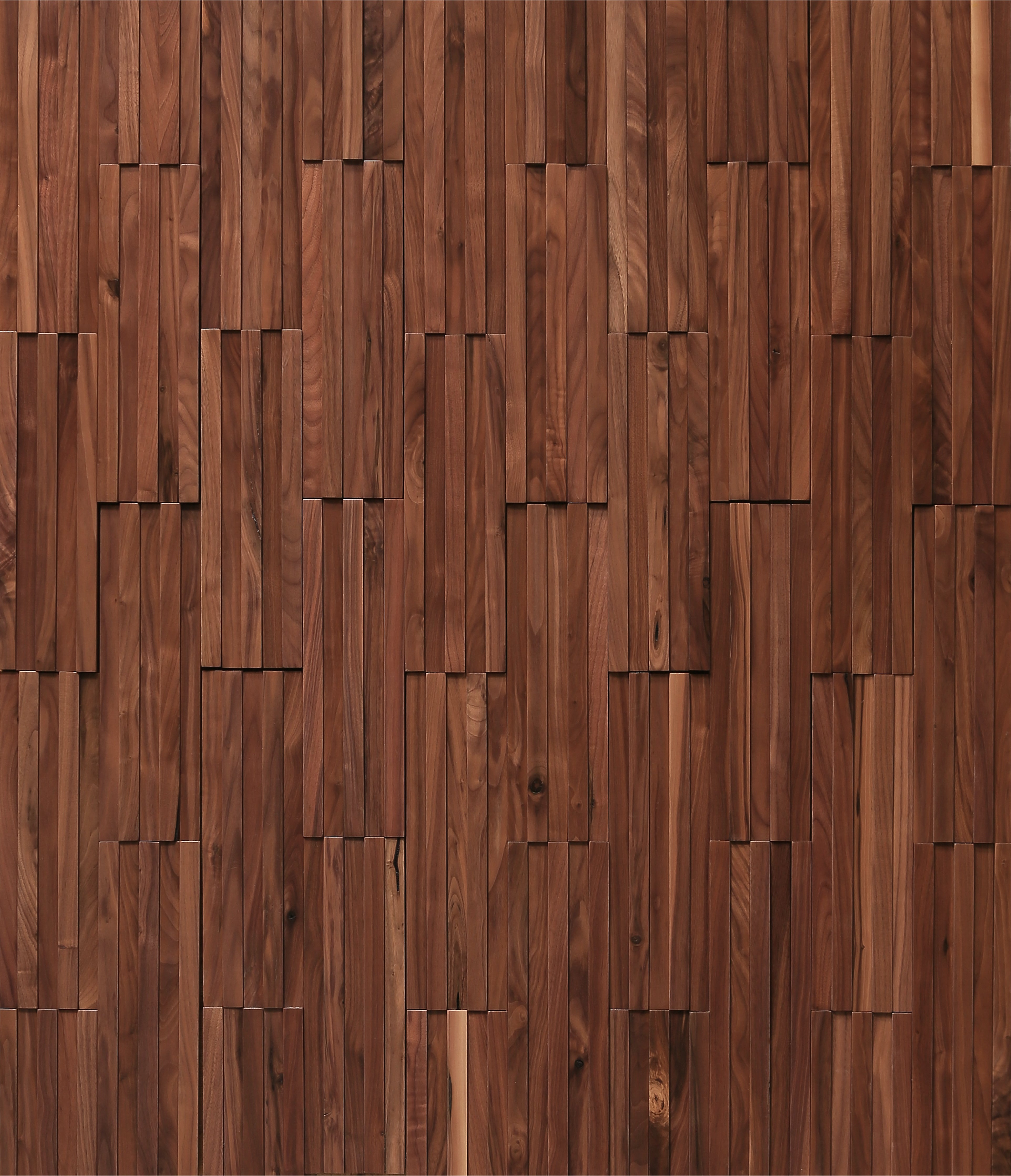 duchateau inceptiv parallels american walnut three dimensional wall natural wood panel conversion varnish for interior use distributed by surface group international