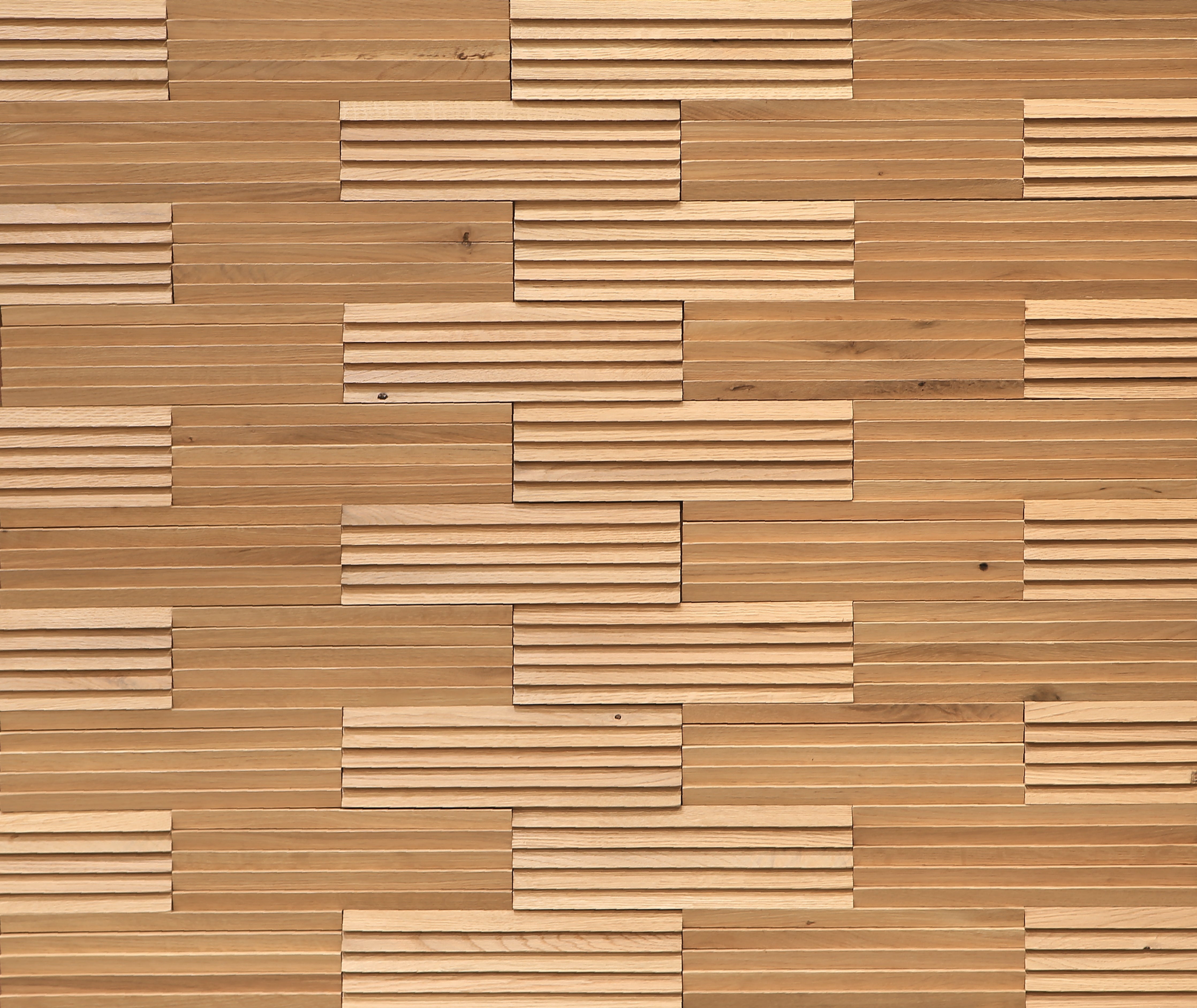 duchateau inceptiv vertex sand oak three dimensional wall natural wood panel lacquer for interior use distributed by surface group international