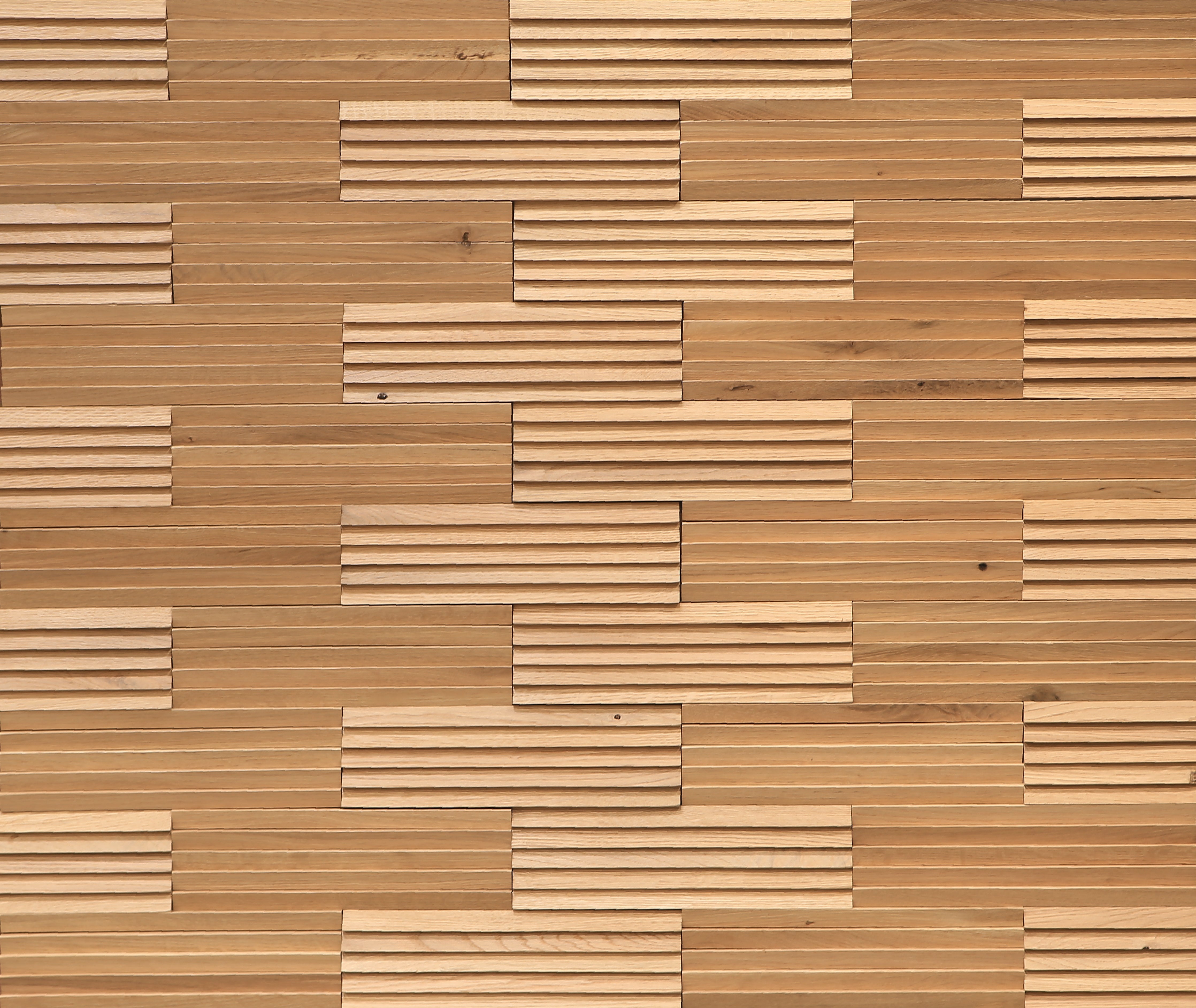 duchateau inceptiv vertex sand oak three dimensional wall natural wood panel lacquer for interior use distributed by surface group international