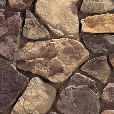 faux stone wall veneer corner cognac country rubble for outdoor and indoor wall by surface group eldorado stone