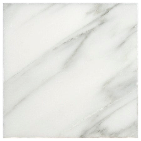 carrara marble natural stone field tile size 12 by 12 manufactured by stone impressions and distributed by surface group international interior use for kitchen backsplash, floors, bathrooms and showers