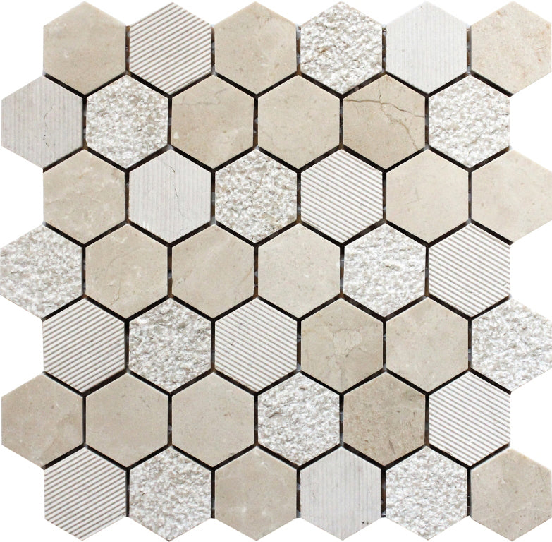 mir natural line bali indi crema wall and floor mosaic distributed by surface group natural materials