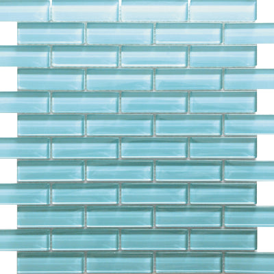 mir natural line color palette aqua 1x3 brick gloss wall and floor mosaic distributed by surface group natural materials