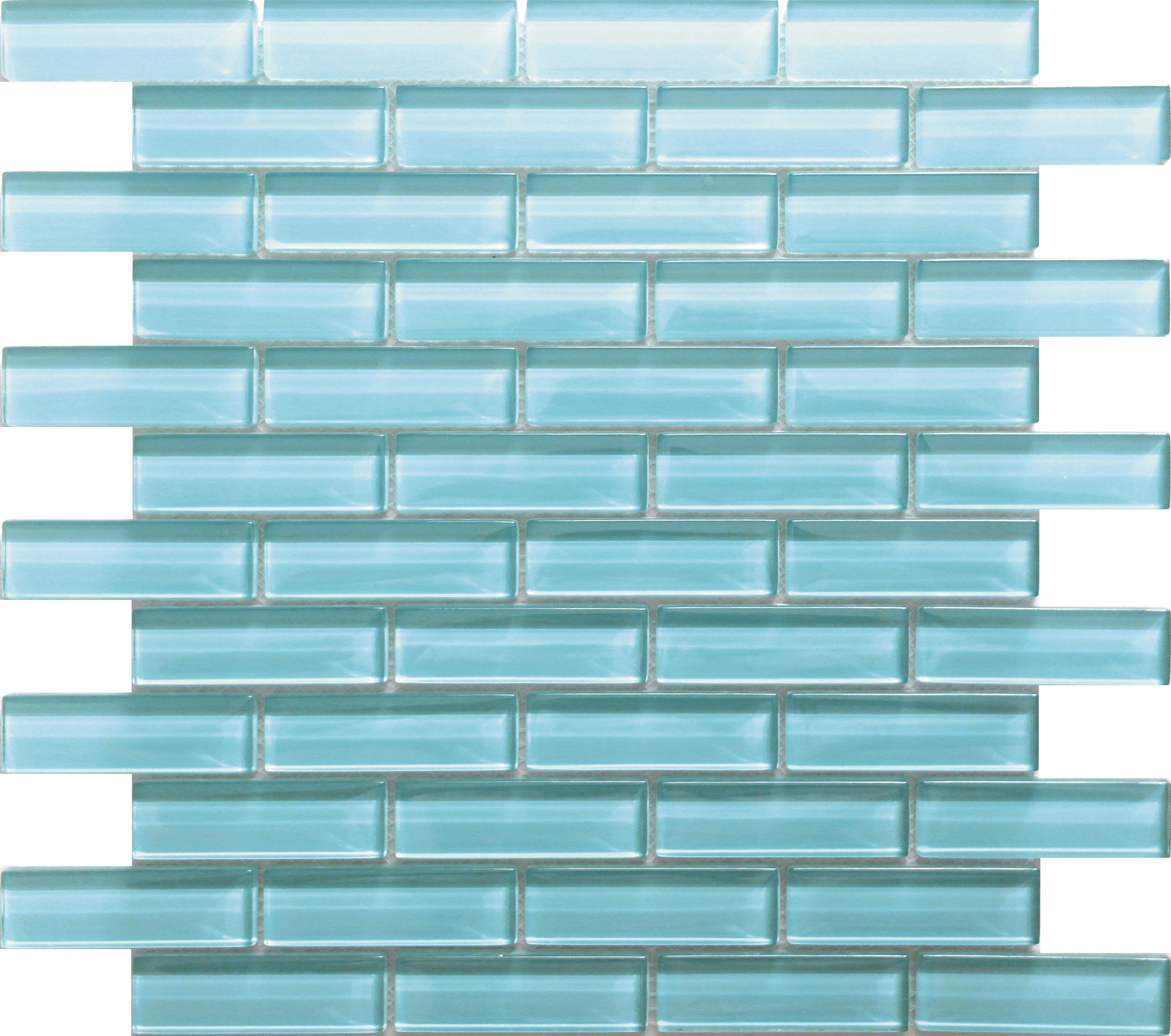 mir natural line color palette aqua 1x3 brick gloss wall and floor mosaic distributed by surface group natural materials