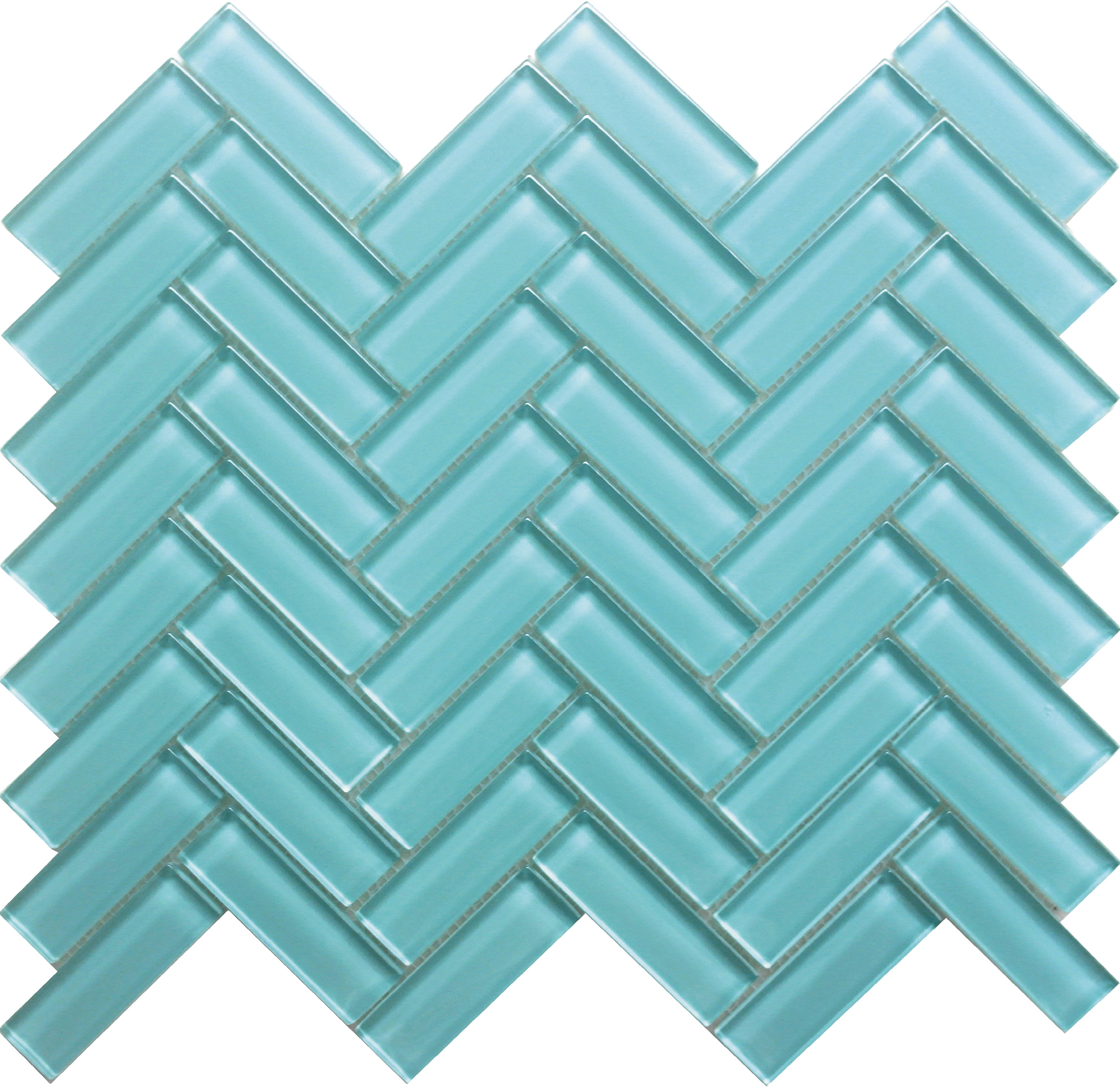 mir natural line color palette aqua 1x3 herringbone gloss wall and floor mosaic distributed by surface group natural materials