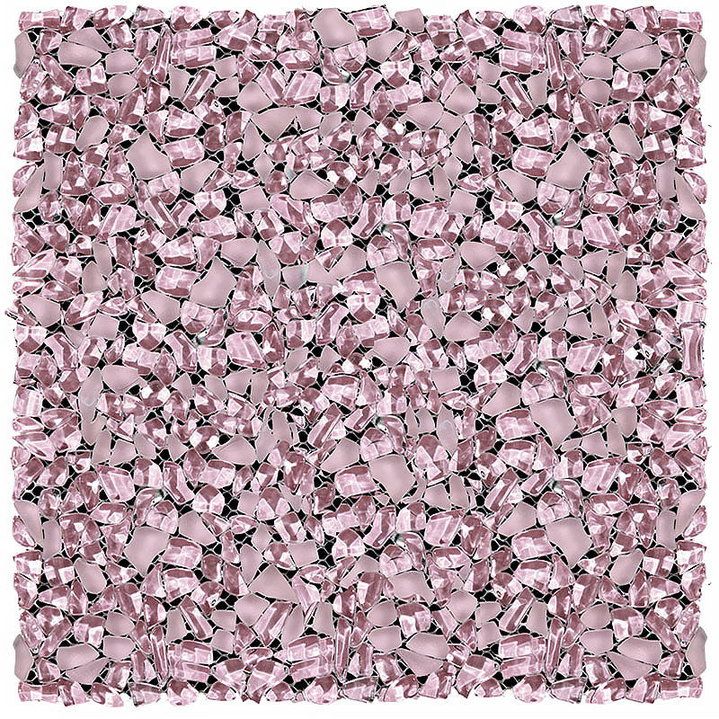 mir natural line gems rose quartz wall and floor mosaic distributed by surface group natural materials