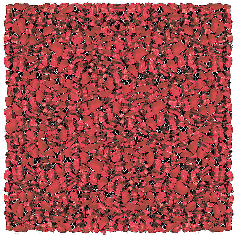 BUY ONLINE: Gems Ruby Irregular Red Natural Stone Mosaic | (11³⁄₁₆"X11³ ...