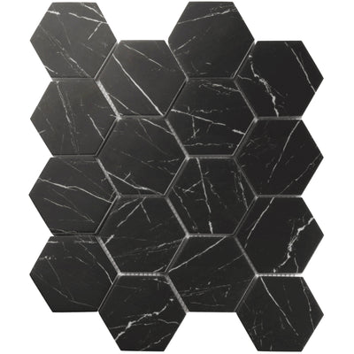 mir natural line nantucket miacomet hex wall and floor mosaic distributed by surface group natural materials