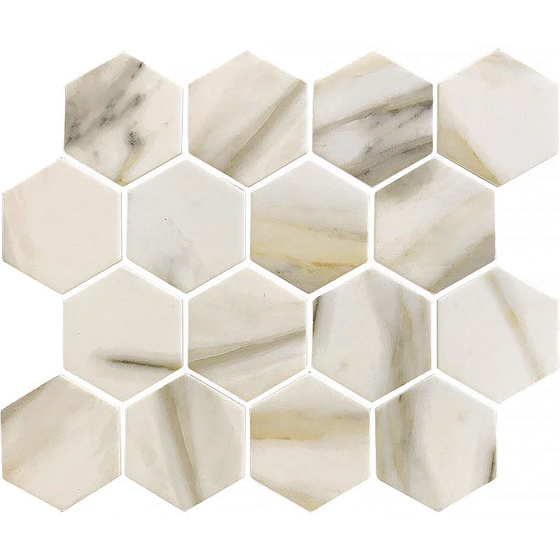 mir natural line nantucket tuckernuck hex wall and floor mosaic distributed by surface group natural materials