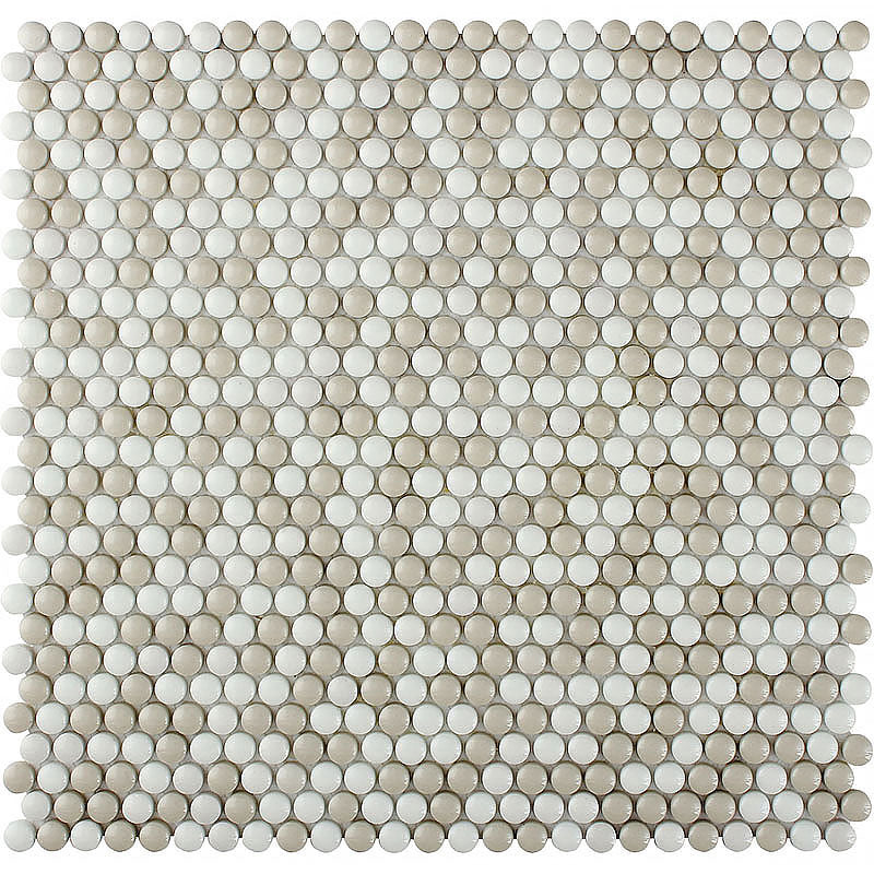 mir natural line verre cercle beige wall and floor mosaic distributed by surface group natural materials