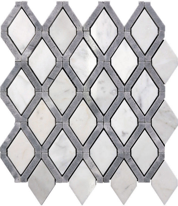 mir skalini waterjet trellis 10 wall and floor mosaic distributed by surface group natural materials
