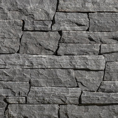 natural stone wall veneer corner charcoal ridge ledgestone for outdoor and indoor wall by surface group old world stone