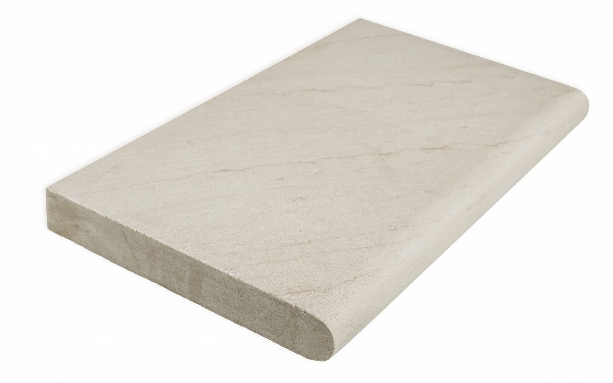 yorkshire old world flagstone signature paver bullnose molding 14 by 24 by 2 inch exterior applications manufactured by f and m supply distributed by surface group