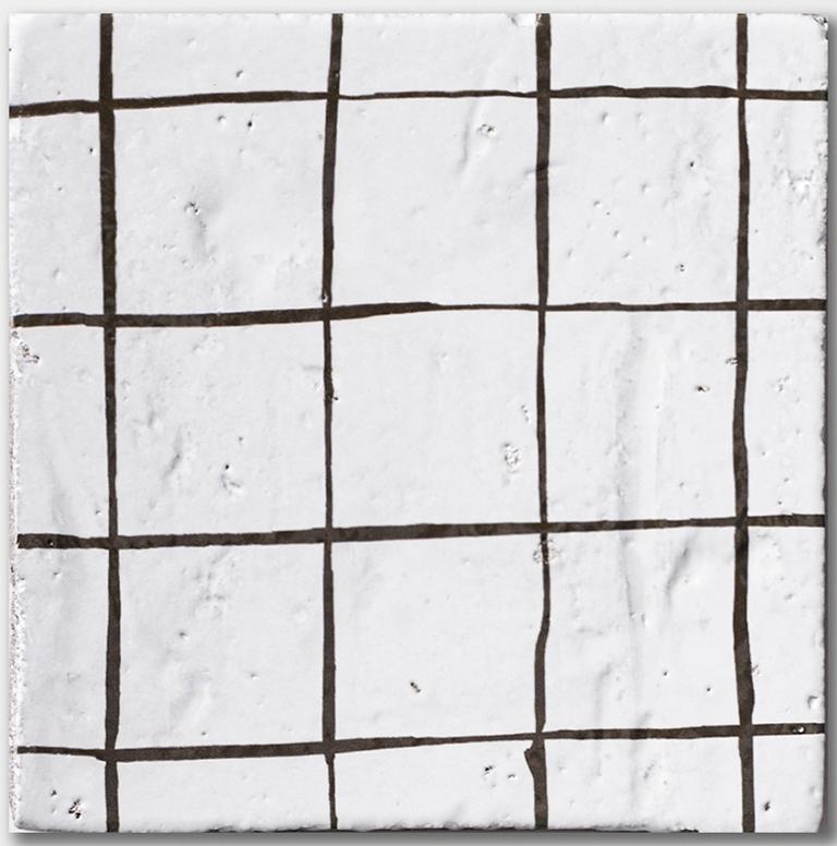 zuni 5 antique glazed terracotta deco tile size six by six sold by surface group manufactured by marble systems used for kitchen backsplashes living room accent walls and bathroom walls